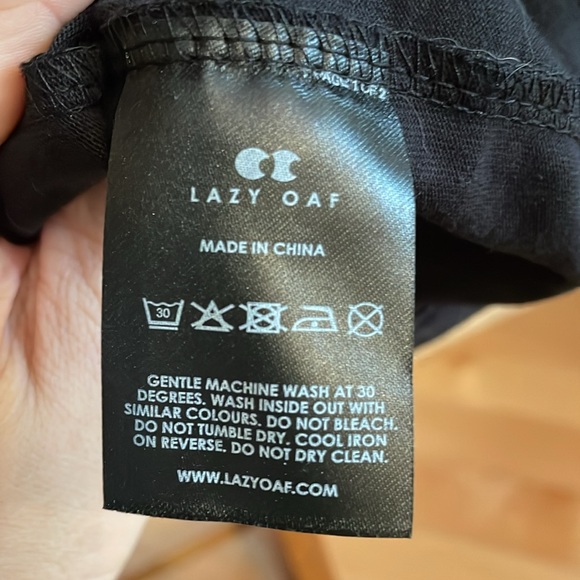 Lazy Oaf Happy sad oversized t-shirt - Picture 3 of 3